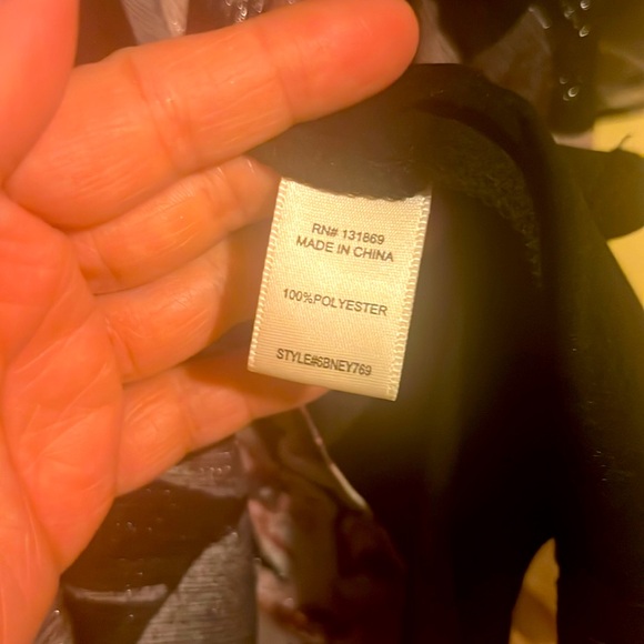 L/M Rosy Summer Dress V Neck Bell Sleeve two third A-Style ties on Waist - Picture 15 of 15